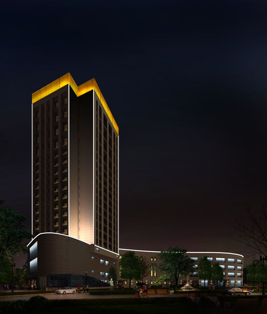 樓體亮化的工程實施 樓體亮化的工程實施